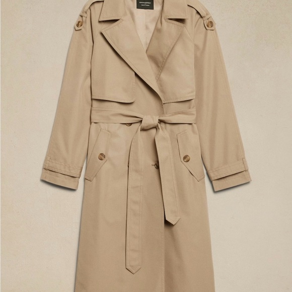 Classic Tan Trench Coat - Picture 1 of 6